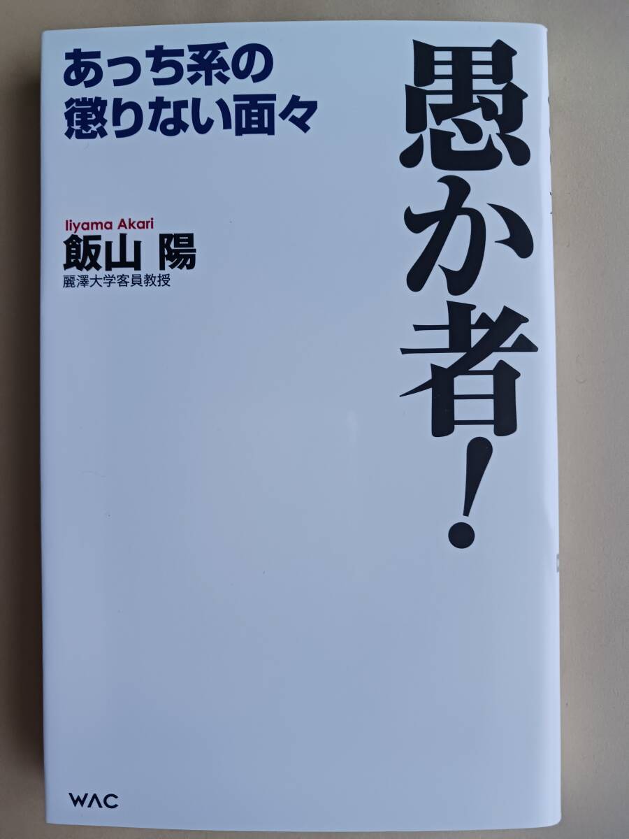 愚か者! 　飯山陽　2023年6/24発行　定価1000+税　いかりちゃんねる_画像1