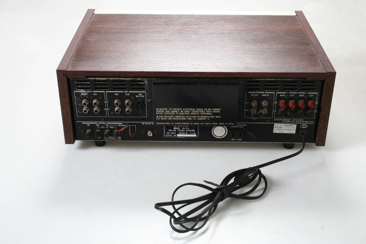 VICTOR Fm-Am Stereo Receiver JR-S3 ビクター ステレオ レシーバー オーディオ機器_画像5