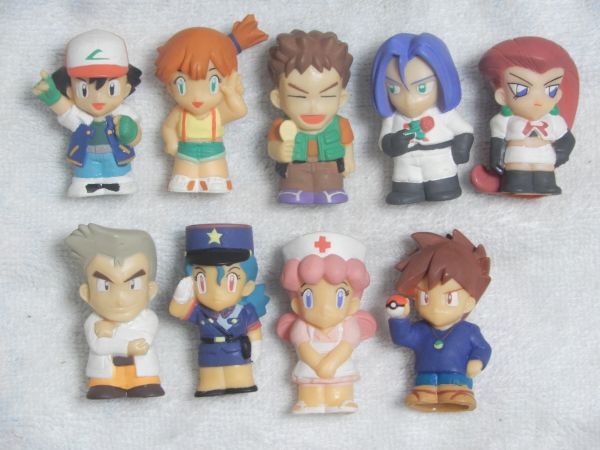 ポケモンキャラキッズ 全9種 サトシ カスミ シゲル ムサシ ポケモンキャラキッズ 全9種 サトシ カスミ シゲル ムサシ