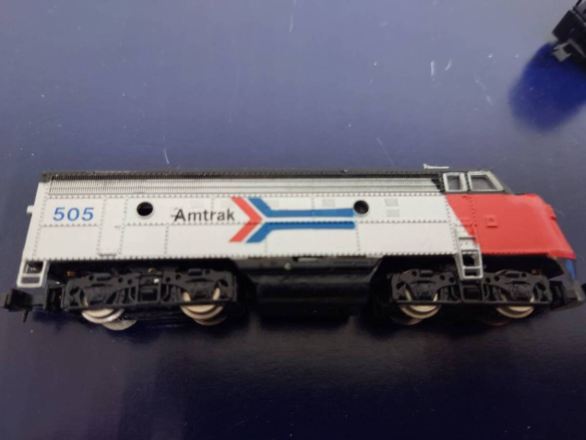 外車46　Amtrak　2両セット 型番・詳細不明です。_画像4