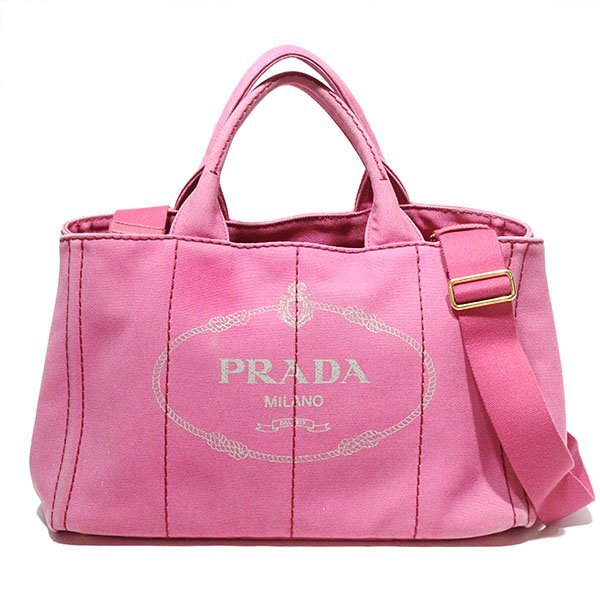 ★1円～ 送料無料★ プラダ PRADA カナパ ミニ BN2439 ハンドバッグ ショルダーバッグ 2WAY ピンク FUXIIA レディース 女性 トート CANAPA_画像1