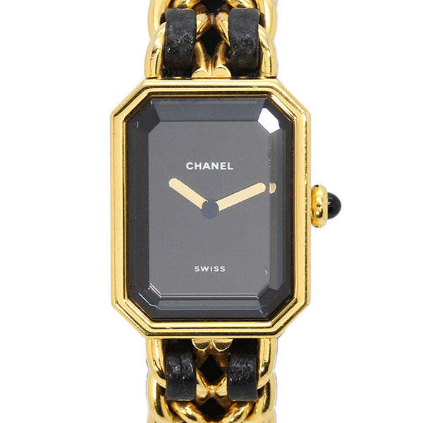 シャネル CHANEL プルミエール Lサイズ H0001 GP レディース腕時計 クォーツ 20mm 女性 プレゼント 人気 ハイブランド 高級 ブランド_画像1