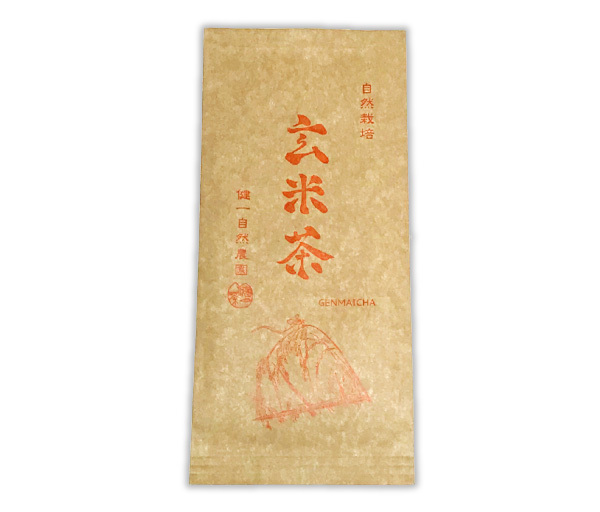 自然栽培 玄米茶(60g)★奈良県産誇り高き大和茶★無肥料・無農薬★一番茶で作った煎茶と、特選の炒り玄米を贅沢にブレンドした玄米茶♪