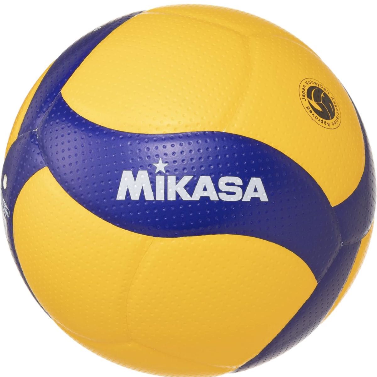 ミカサ(MIKASA) バレーボール 4号 日本バレーボール協会検定球 中学生・婦人用 イエロー/ブルー V400W 