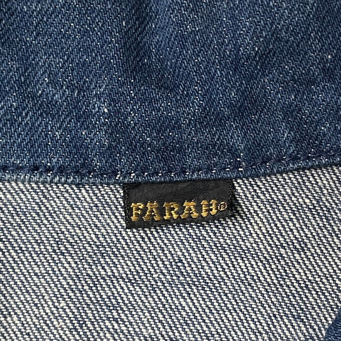 70年代 USA製 FARAH デニムジャケット スイングトップ メンズS相当_画像7