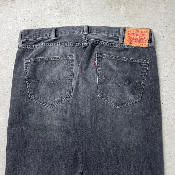 Levi's リーバイス 501 ブラックデニムパンツ メンズW38_画像7