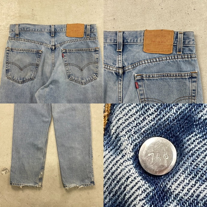 90年代 Levi's リーバイス 550 RELAXED FIT デニムパンツ メンズW33 リラックスフィット_画像9