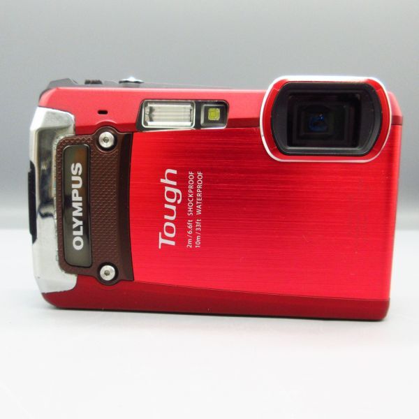 美品 olympus オリンパス Tough TG-820 防水・耐衝撃・防塵デジタルカメラ レッド -KIT 229006_画像3