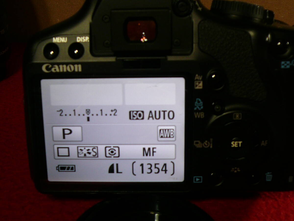 CANON EOS Kiss X2+レンズ2本(55+200mm)の中古品 (43622ショット) 全て揃って届いたらすぐに使えます_画像3