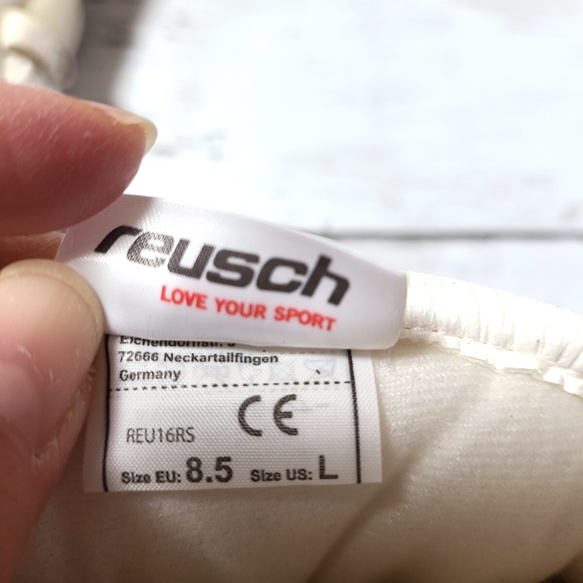 TM9015LL reusch ロイシュ スキーグローブ スキー手袋 スノーグローブ サイズL ホワイト 超撥水加工牛革使用 抗菌インナー REUSCH_画像6