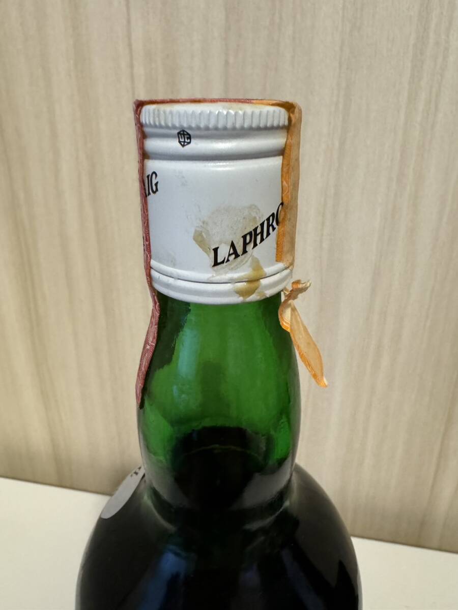 80’s Laphroaig 10yo OB long label 43% 750ml 古酒未開封ラフロイグ10年 オフィシャル ロングラベル初期 80年代流通の画像10