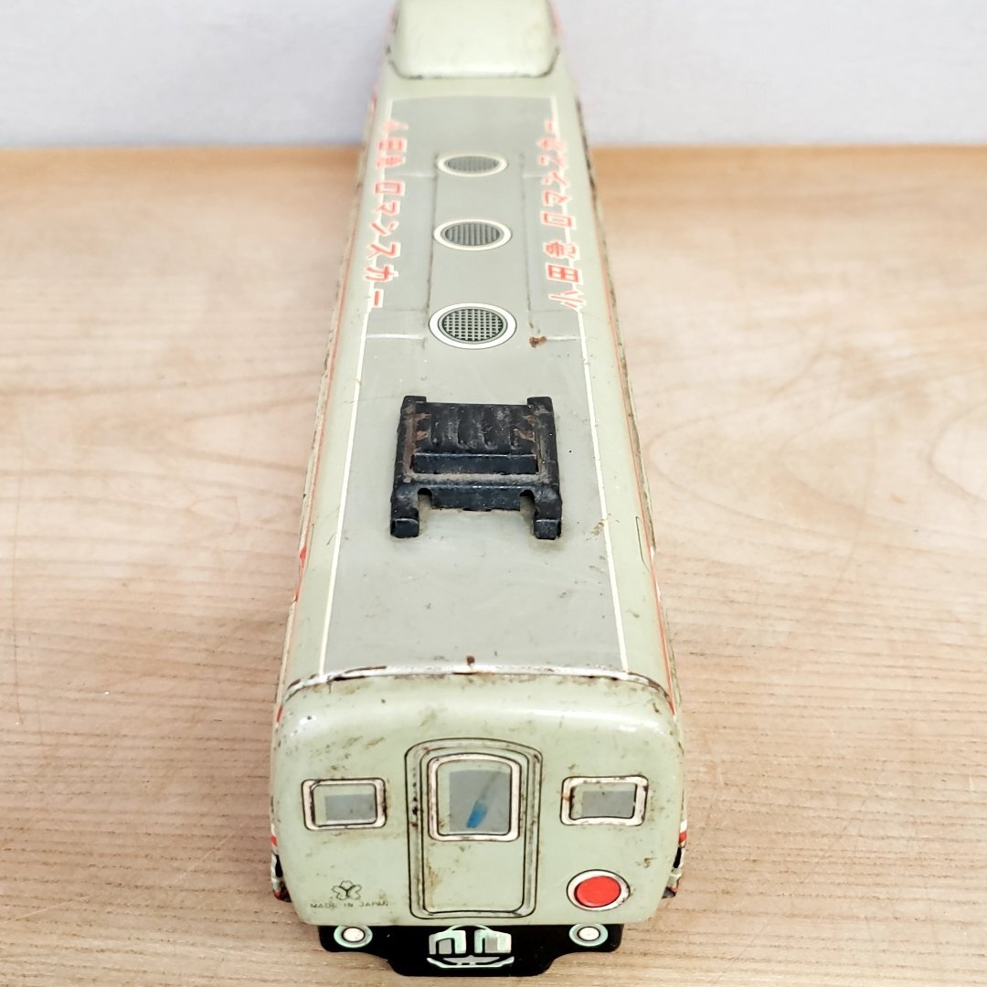  small rice field sudden romance car tin plate made train toy toy is .. number total length 46cm parts loss period thing rare 3101 collector [80z491]