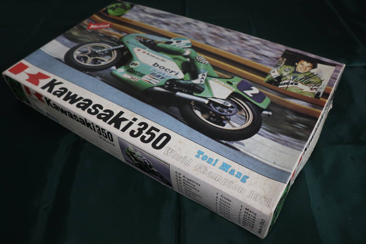 「プロター　1/9　カワサキ　３５０cc １９８１ワールドチャンピオン(メタル版)」_画像2