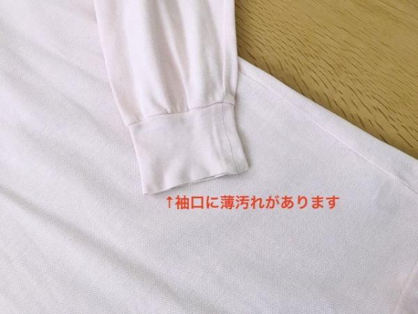 LACOSTE★長袖鹿の子ポロシャツ★薄ピンク★4の画像4