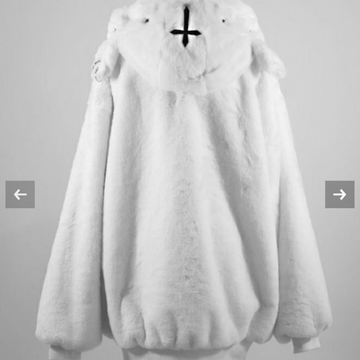 Dimmoire ディムモアール BABY SHEEPファーパーカー / White Dimmoire ディムモアール BABY SHEEPファーパーカー / White