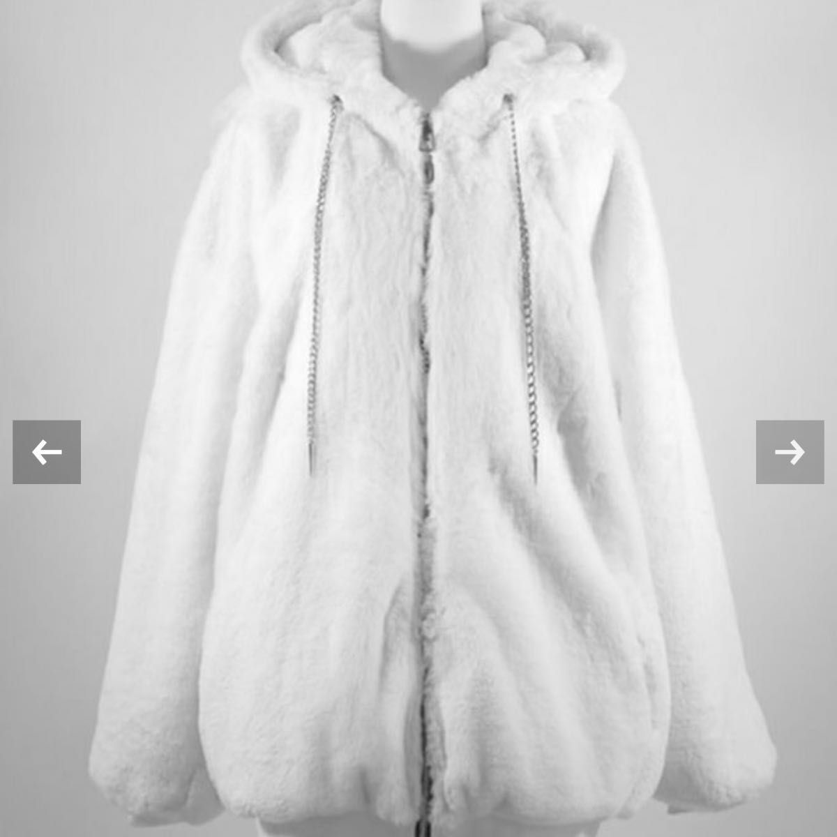 Dimmoire ディムモアール BABY SHEEPファーパーカー / White Dimmoire ディムモアール BABY SHEEPファーパーカー / White