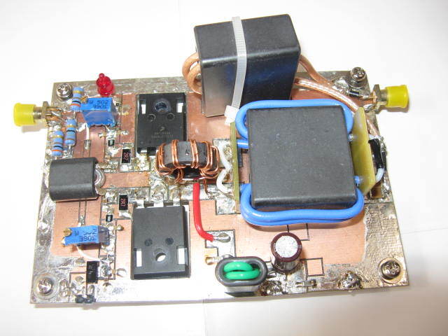 HF/50M Hz band 300W linear amplifier basis board 