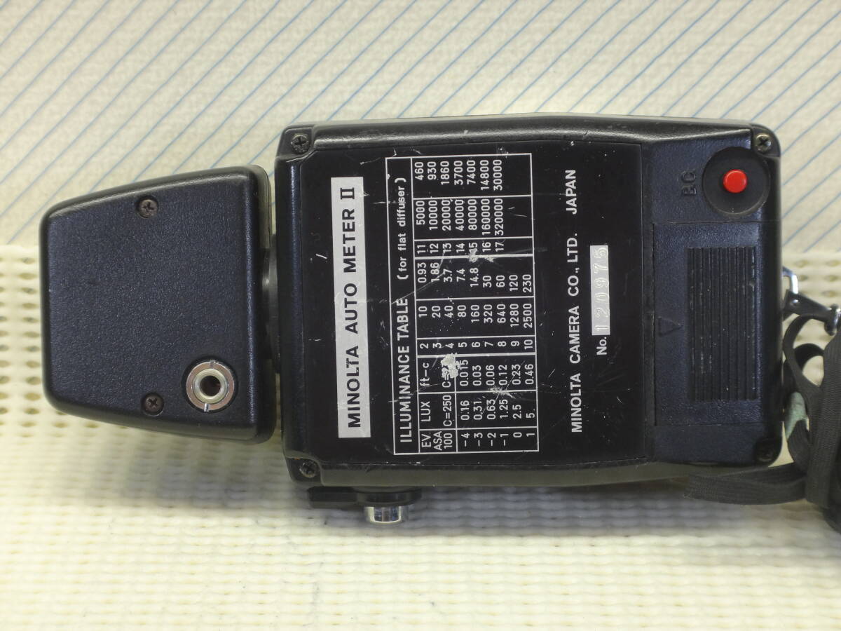 Ｍｉｎｏｌｔａ Ａｕｔｏ ＭｅｔｅｒⅡ ミノルタ オート メーター 新品電池付き（ジナー トヨ ホースマン等 大判カメラの必需品）の画像5