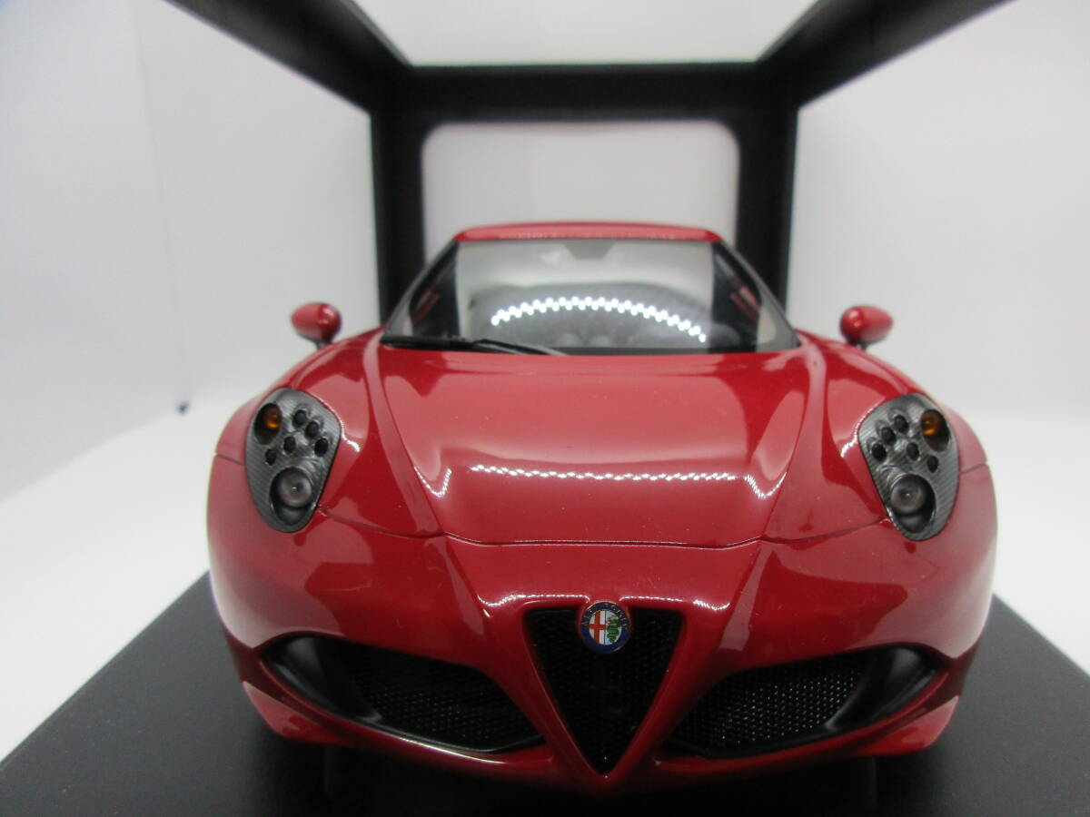 1/18 オートアート アルファ・ロメオ 4C アルファ・レッド 70189 AUTOart Alfa Romeo の画像6