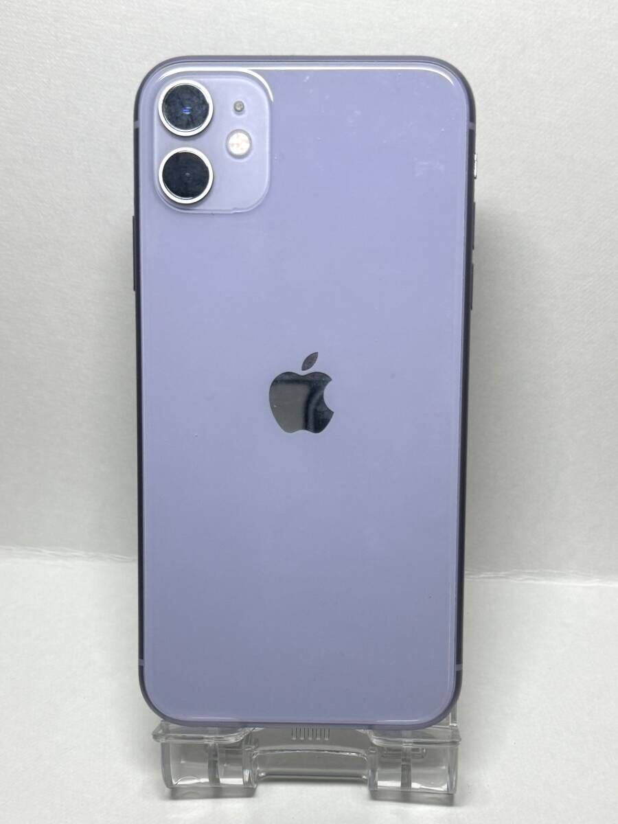 ☆au Apple iPhone11 128GB パープル☆SIMロック解除済_画像3