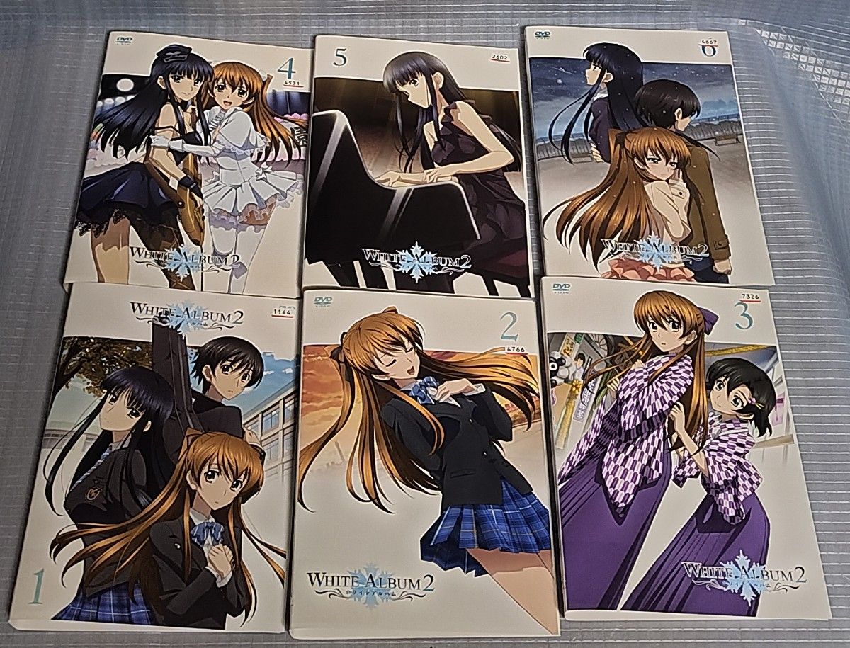 WHITE ALBUM 全8巻 とWHITE ALBUM2 全6巻 DVD全14巻セット　レンタル版DVD