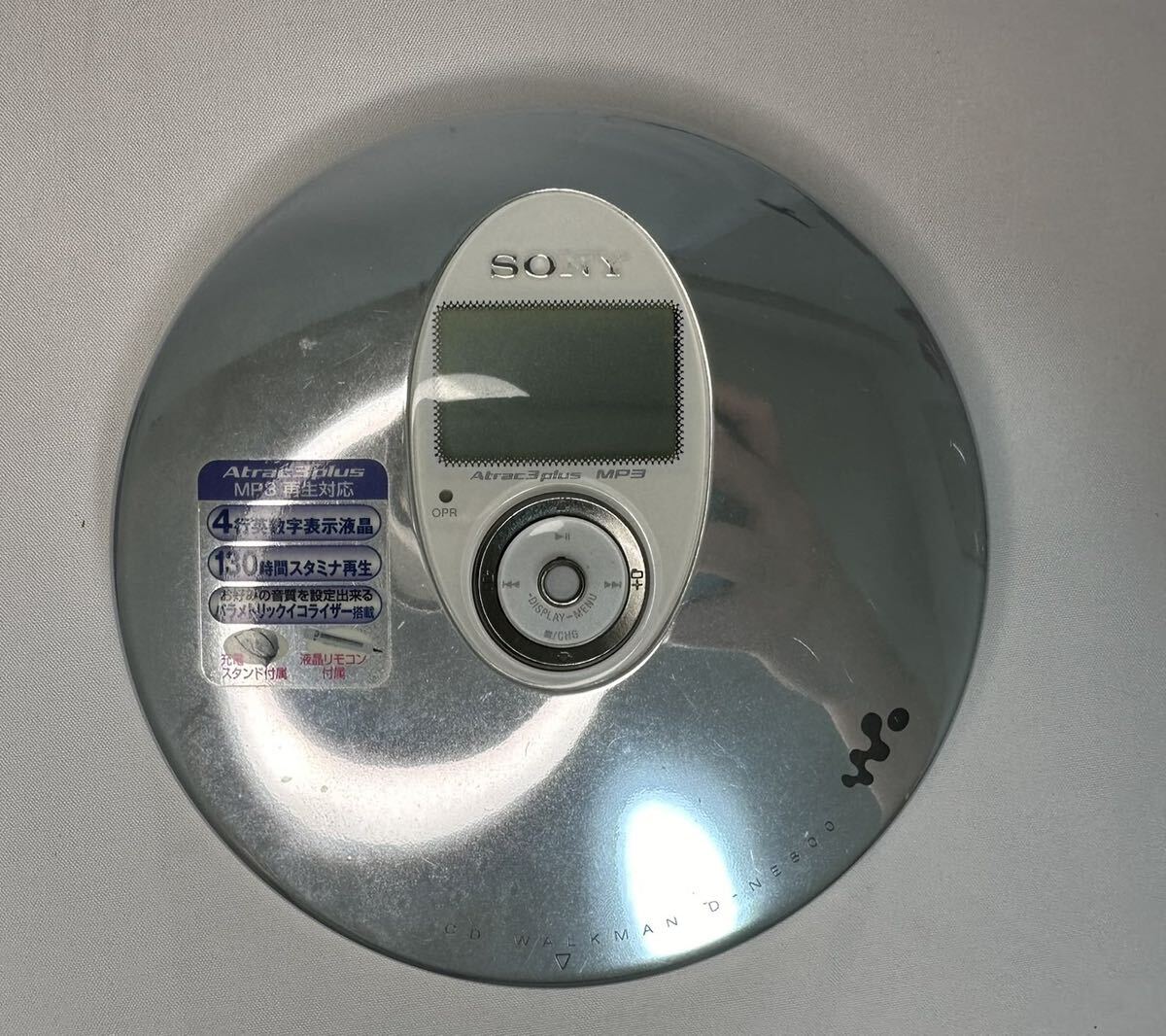 SONY ソニー ポータブル CDプレーヤー D-NE800 WALKMAN_画像3