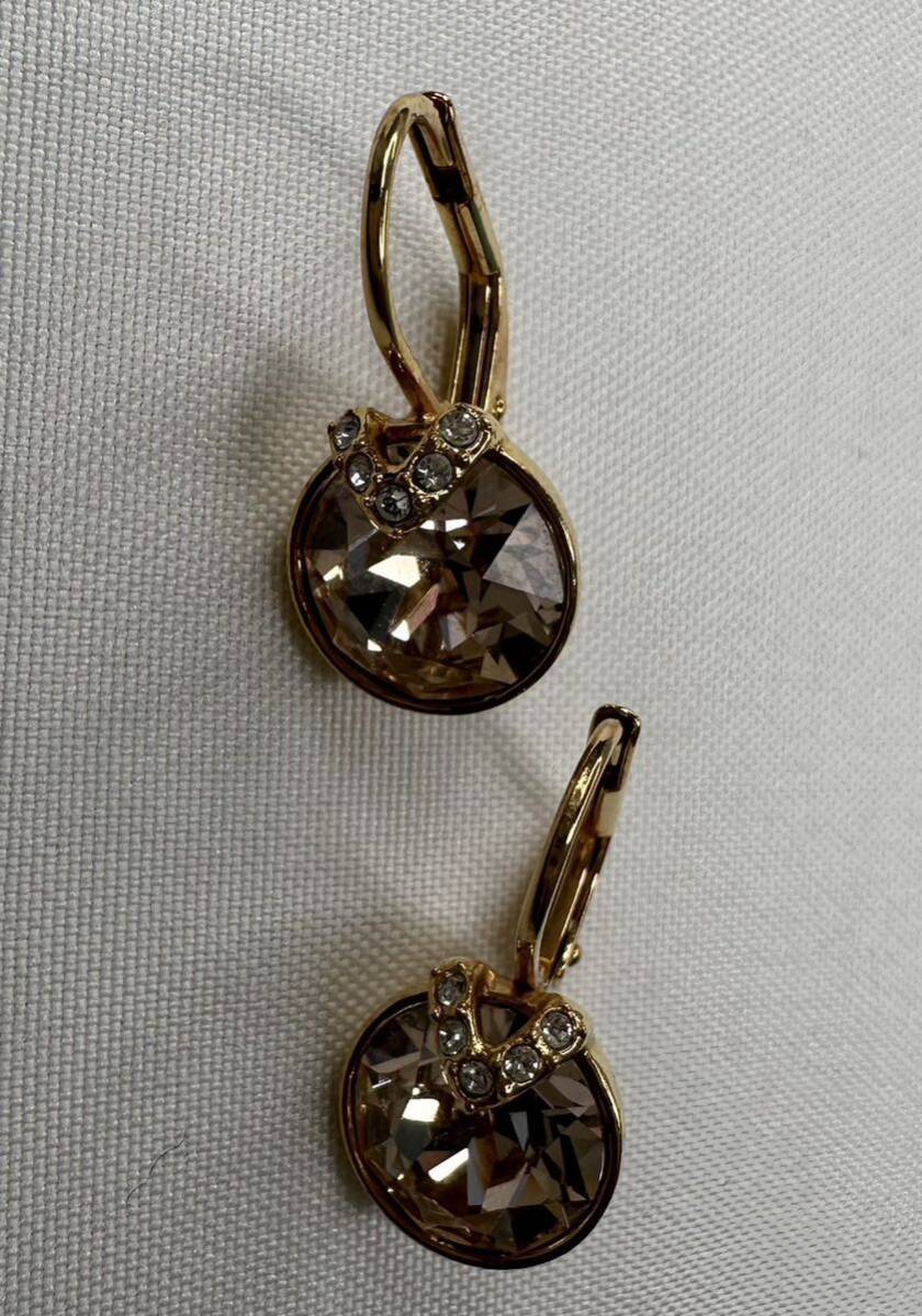 スワロフスキー ネックレス SWAROVSKI アクセサリー クリスタル 白鳥 ピアス イヤリング の画像2