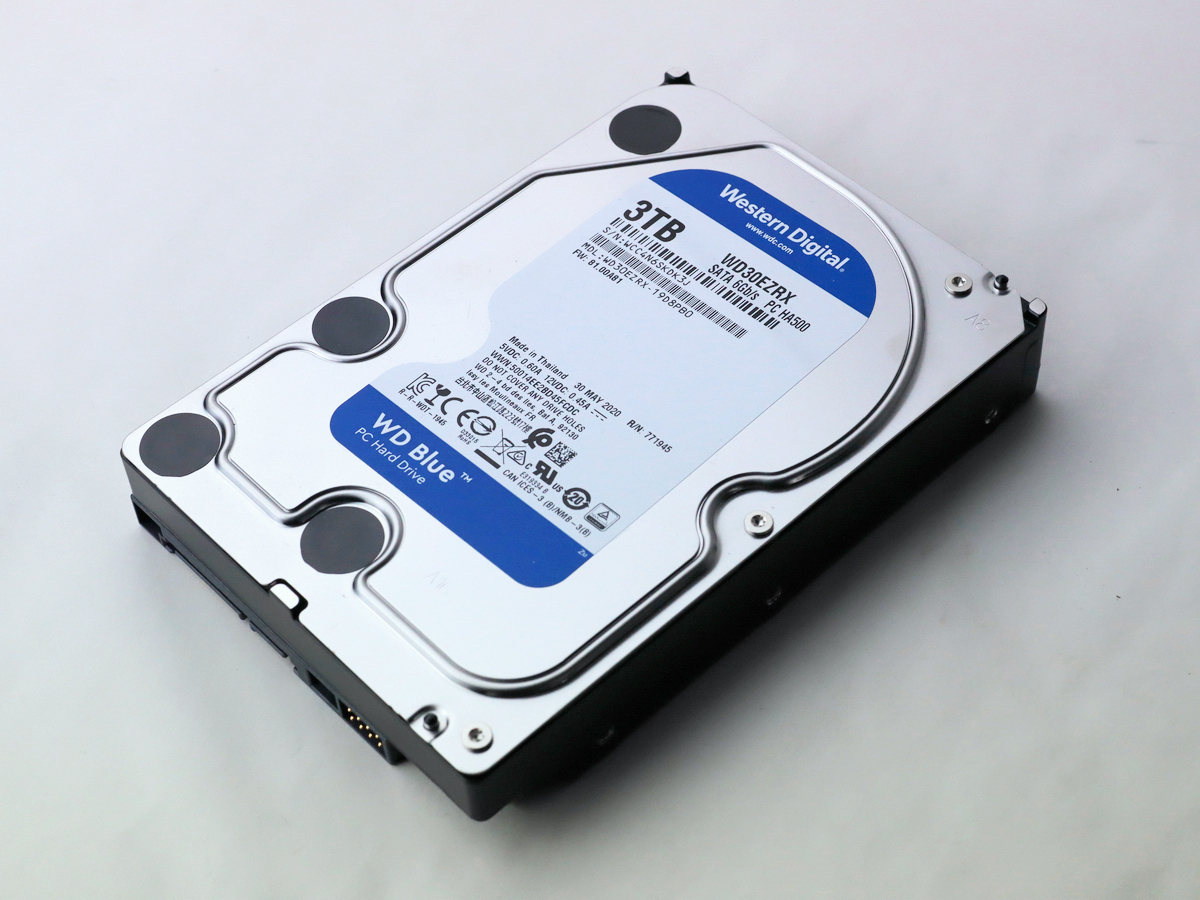 使用時間少！549時間 3.5インチSATA HDD 3TB WesternDigital製 WD30EZRX 検索：ファームウェア・基板 【 S・M・A・R・T値正常】_画像1