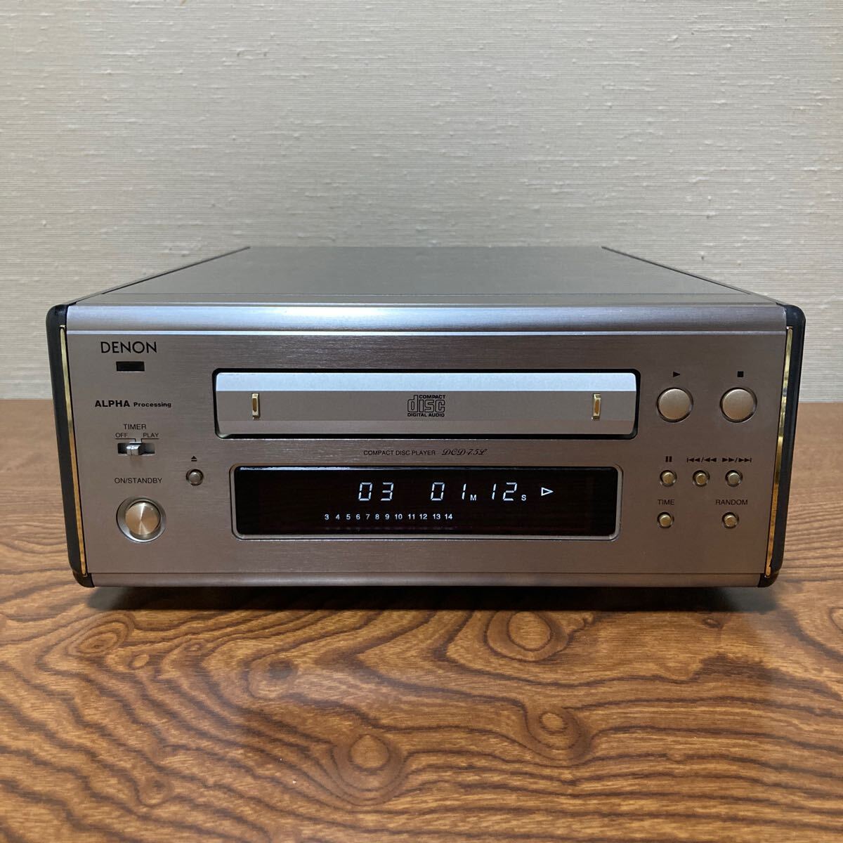 DENON CDプレーヤー DCD-7.5L デノン デンオン ゴムベルト交換済の画像1