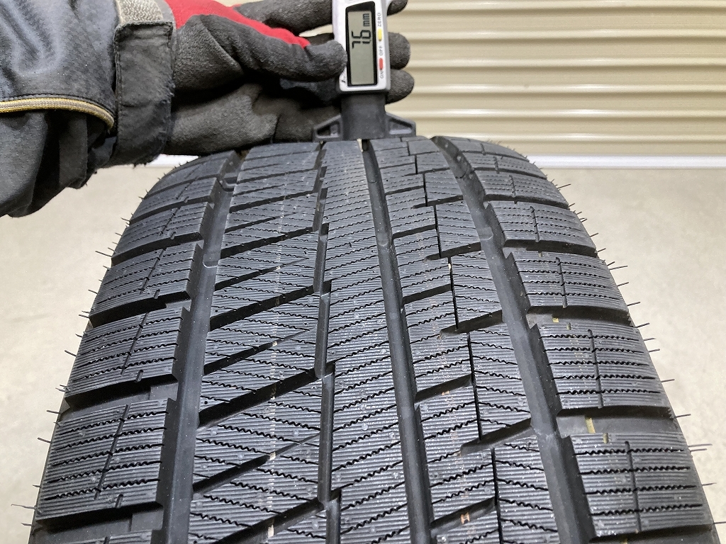 バリ溝 '21～22年製 Eurodesign 17インチ 7J +48 PCD112 5H GRIP ICE X 215/50R17 4本 フォルクスワーゲン アウディ 等 (C1501)_画像10