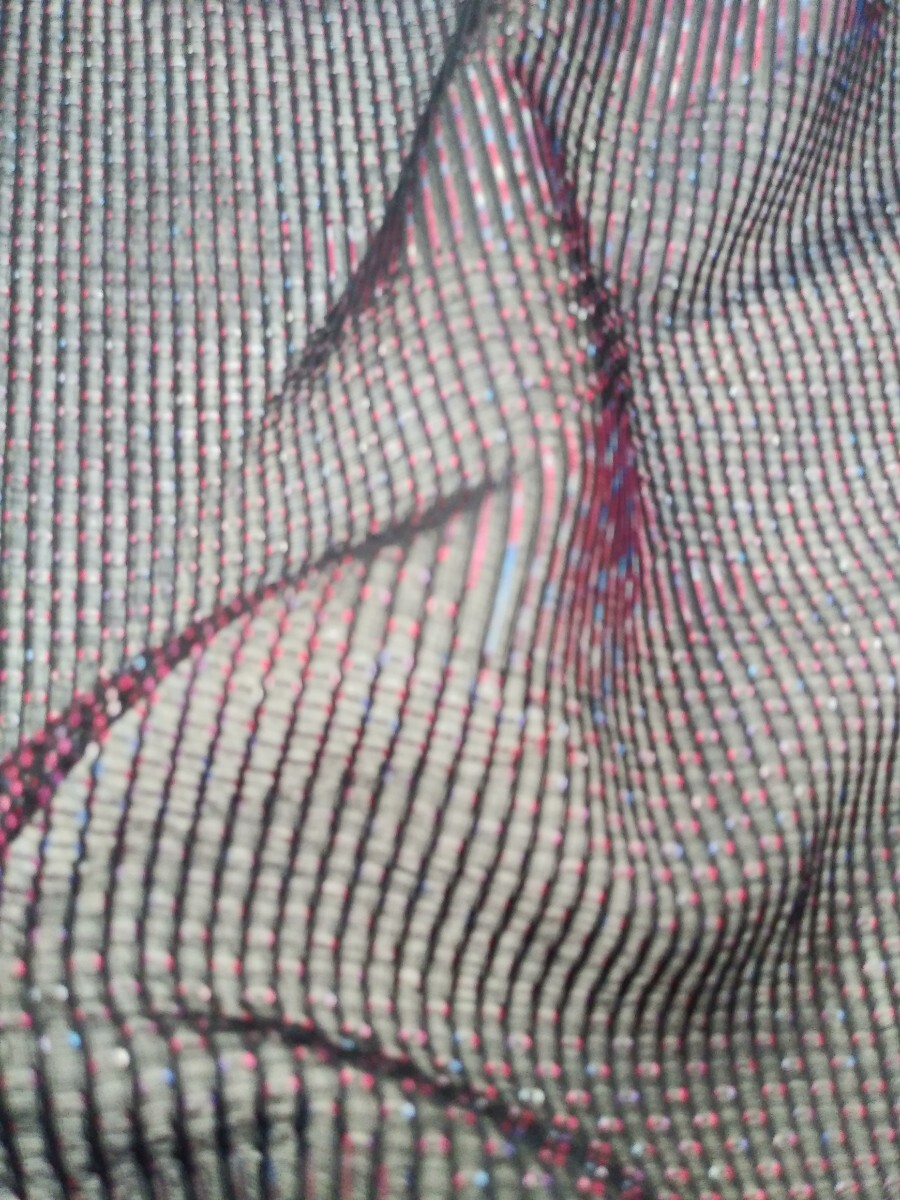 YA5176 和装 レトロ 紗 夏羽織 絹 身丈→約83㎝/裄→約61.5㎝ リメイク素材 の画像5