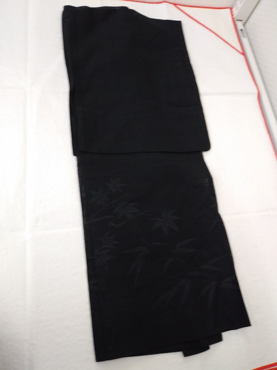 YA5200 和装 レトロ 紗 夏羽織 絹 身丈→約83.5㎝/裄→約64.5㎝ リメイク素材 の画像6