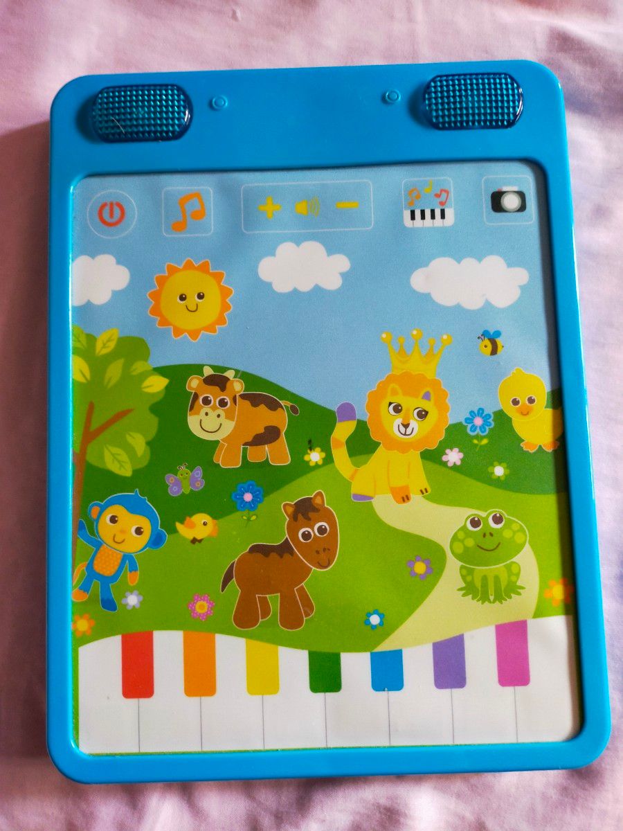 【動作確認済み】 動物 鳴き声 ピアノタブレット型 おもちゃ 音と光のおもちゃ 知育玩具 トイザらス