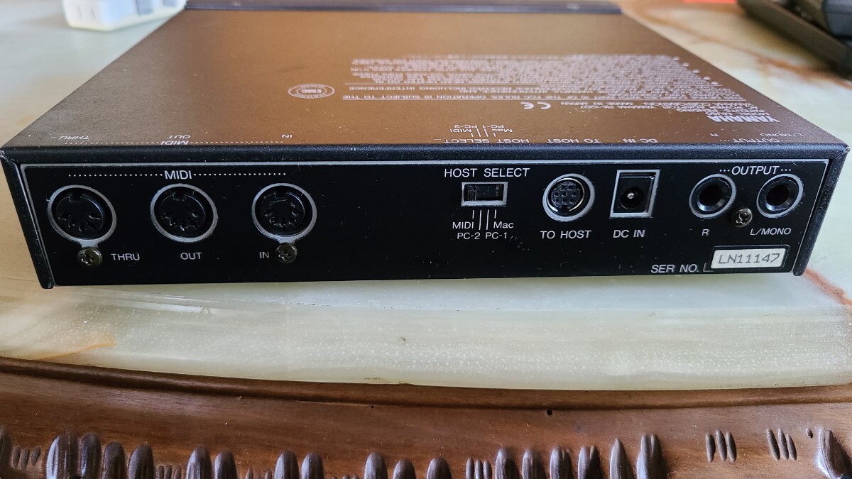 【中古】YAMAHA TONE GENERATOR MU50 シンセサイザー 音源 ヤマハ MIDI 音源モジュールの画像6