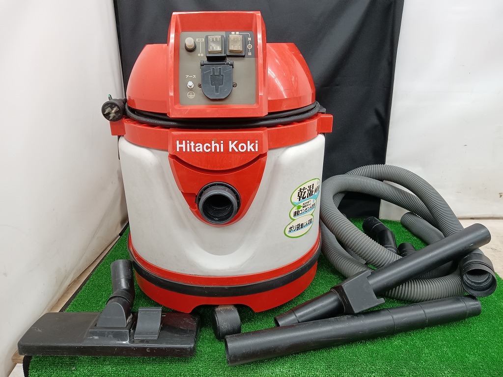 中古品 日立工機 Hitachi Koki 電動工具連動型 乾湿両用 集じん機 RP30YC2_画像1