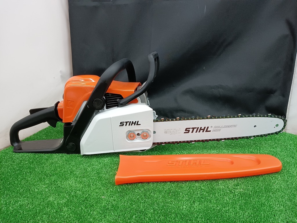 中古品STIHL スチール 35cm エンジン チェーンソー MS180C 1.5kw エコノミーコンパクト