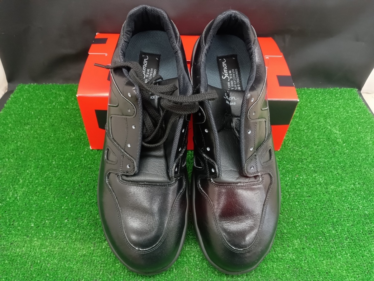 未使用品 SIMON シモン 安全靴 8611 黒 27.5cm