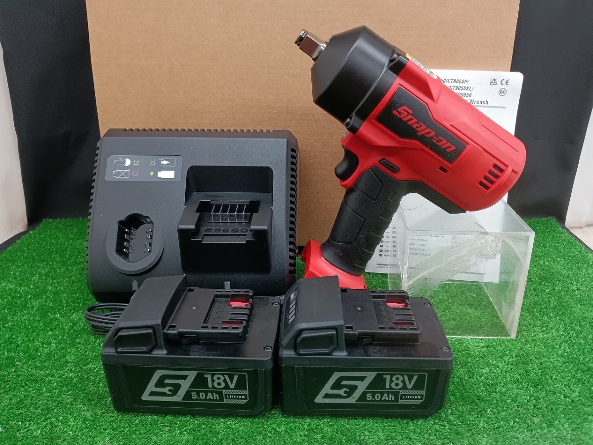 未使用品 Snap-on スナップオン 18V 5.0Ah 1/2 インパクトレンチ CT9050J2