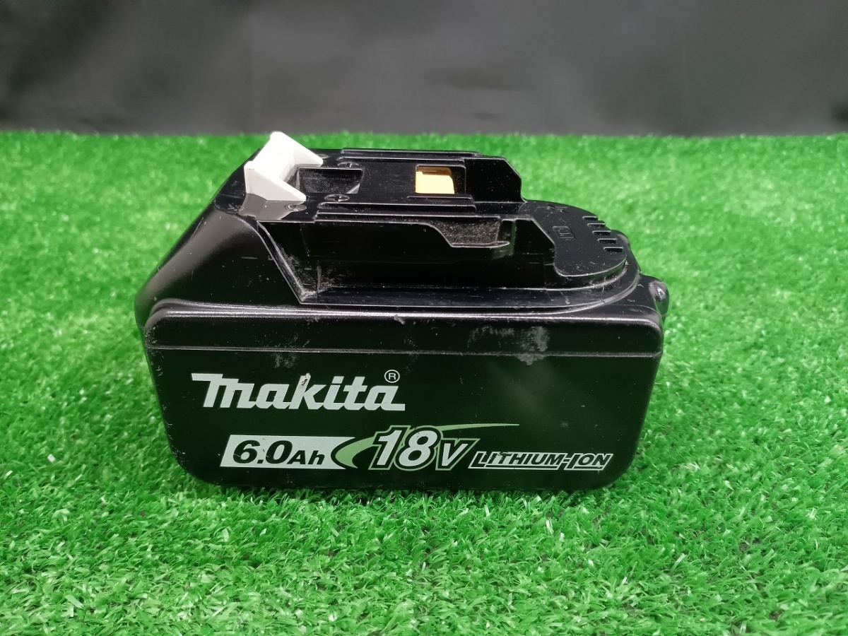 中古品 マキタ makita 18V 6.0Ah リチウムイオンバッテリー BL1860B 雪マークあり 【1】_画像1