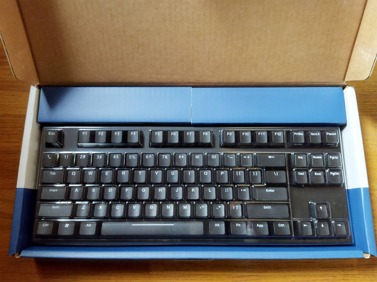 ARCHISS アーキス ProgresTouch TKL 英語配列87 二色成形 PS/2&USB Cherry赤軸 テンキーレスメカニカルキーボード AS-KBPD87/LRBKWP キの画像1