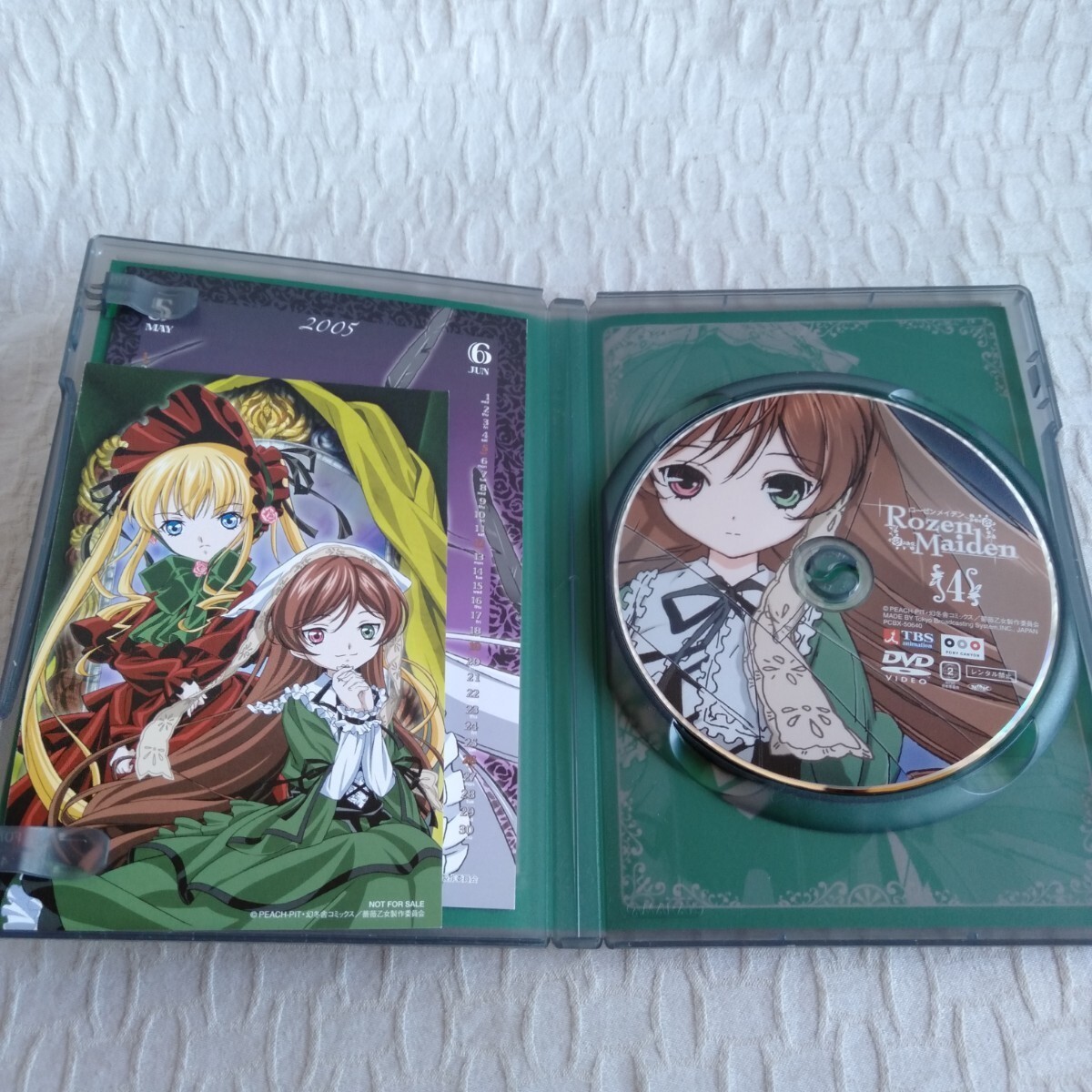 A010 Rozen Maiden 4 DVD postcard attaching 