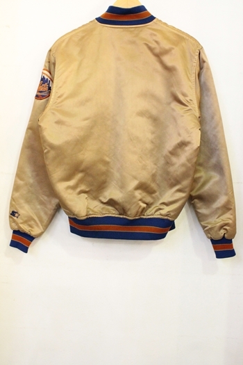 【中古】 STARTER メンズスタジャン M STARTER/NY Mets/スタジャン/M/茶 ブラウン_画像2