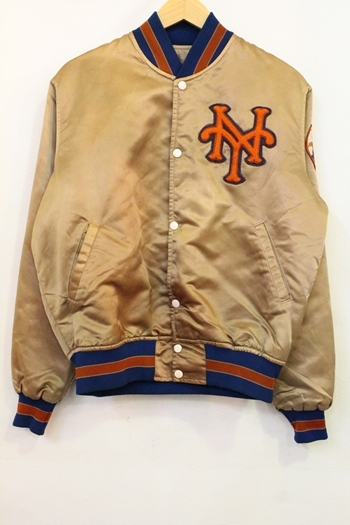 【中古】 STARTER メンズスタジャン M STARTER/NY Mets/スタジャン/M/茶 ブラウン_画像1