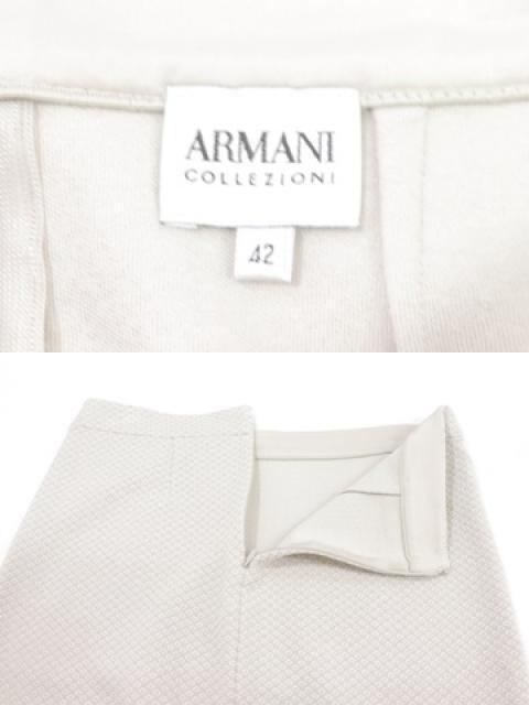 【中古】Armani Collezioni スカート 42 アルマーニコレツィオーニ スカート 42 ベージュ 肌色 ドット レディース_画像3
