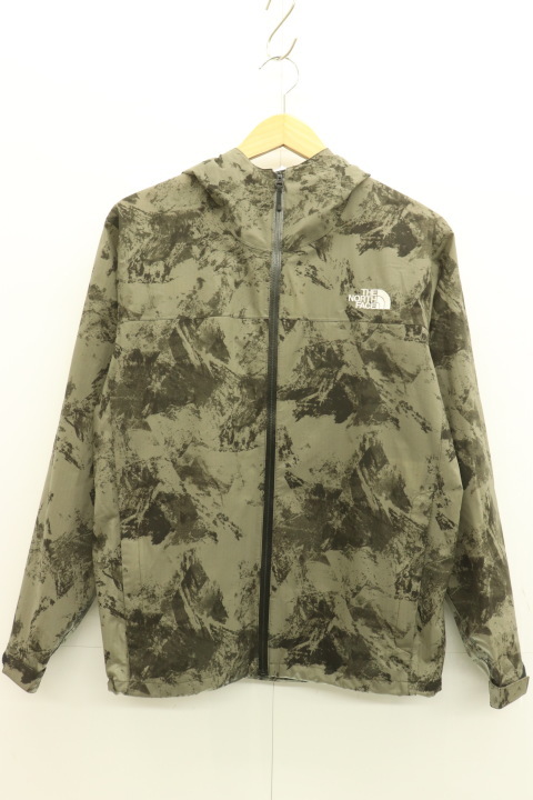 【中古】THE NORTH FACE メンズジャケット M Novelty Venture Jacket THE NORTH FACE M グレー 灰 迷彩 カモフラージュ_画像1