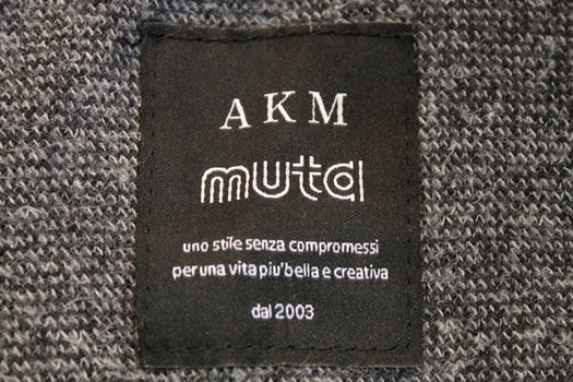 【中古】 AKM メンズポロシャツ 1 AKM×muta/PILE 8 POLO/1/グレー 灰_画像3