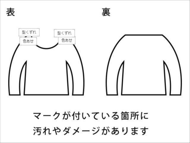 【中古】URBAN RESEARCH Vネックセーター 40 アーバンリサーチ セーター 40 ベージュ 肌色 無地 メンズ_画像6