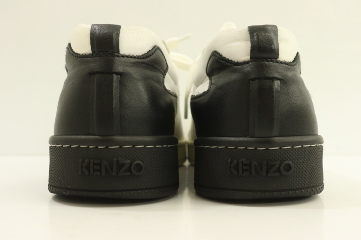 【中古】KENZO メンズスニーカー 41 スニーカー/KENZO/41/黒 ブラック/白 ホワイト/ロゴ_画像3