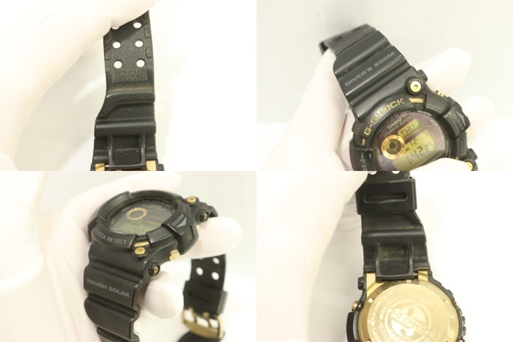 【中古】CASIO メンズ腕時計 - MASTER OF G-SEA FROGMAN 25周年記念 CASIO - 黒 ブラック ロゴ GW-225A_画像5