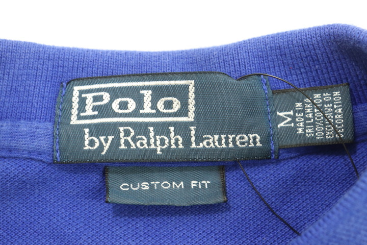 [ б/у ]Polo by Ralph Lauren мужской рубашка-поло M большой po колено рубашка-поло Polo by Ralph Lauren M синий голубой желтый желтый 
